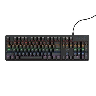 Trust GXT 863 Mazz Tastatur USB QWERTY UK Englisch Schwarz