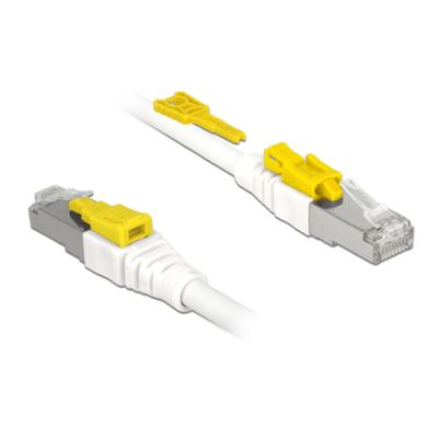 DeLOCK 85332 Netzwerkkabel Weiß 2 m Cat6a S/FTP (S-STP)