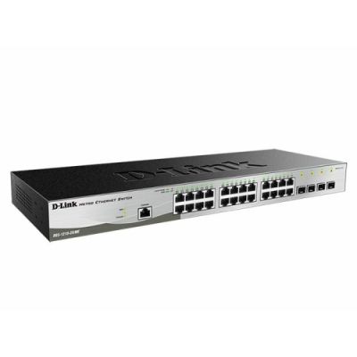 D-Link DGS-1210-28/ME/E Netzwerk-Switch Managed L2+ Gigabit Ethernet (10/100/1000) 1U Schwarz, Grau