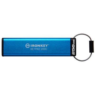 Kingston Technology IronKey 256GB USB-C Keypad 200C, FIPS 140-3 Lvl 3 (ausstehend) AES-256