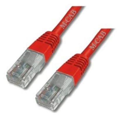 M-Cab CAT6 Netzwerkkabel U-UTP, PVC, 5 GBit, 0.50m, rot