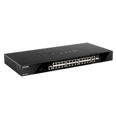 D-Link DGS-1520-28/E Netzwerk-Switch Managed L3 10G Ethernet (100/1000/10000) 1U Schwarz