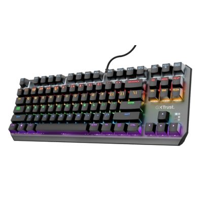 Trust GXT 834 Callaz Tastatur USB QWERTY Englisch Schwarz
