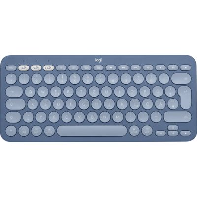 Logitech K380 for Mac Tastatur Bluetooth QWERTZ Deutsch Blau