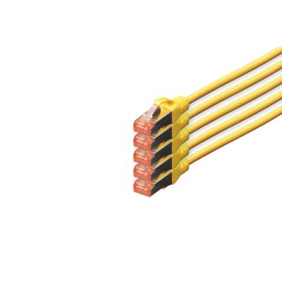 Digitus CAT 6 S/FTP Patchkabel, 5 Stück
