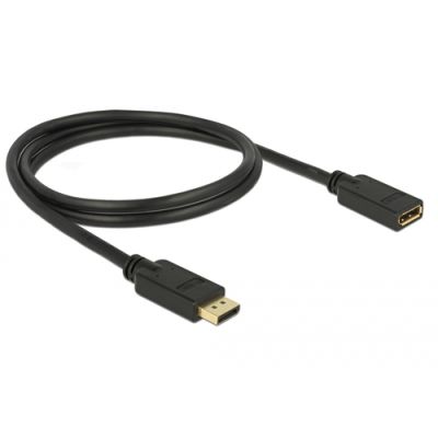 DeLOCK 83809 DisplayPort-Kabel 1 m Schwarz