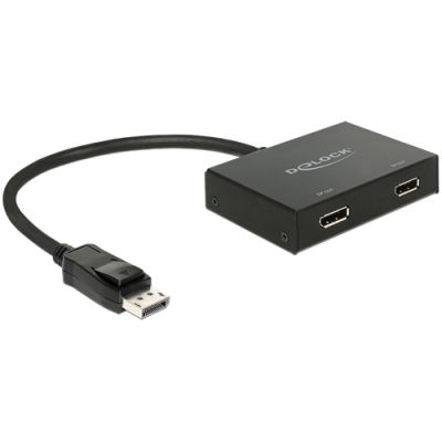 DeLOCK 87665 Videokabel-Adapter 0,3 m DisplayPort 2 x DisplayPort Schwarz