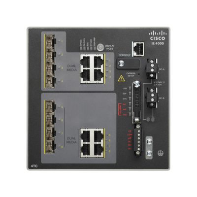 Cisco IE-4000-4TC4G-E Netzwerk-Switch Managed L2/L3 Gigabit Ethernet (10/100/1000) Schwarz