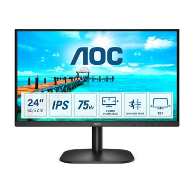 AOC B2 24B2XH/EU LED display 60,5 cm (23.8") 1920 x 1080 Pixel Full HD Schwarz