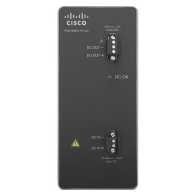 Cisco PWR-IE65W-PC-DC= Netzteil & Spannungsumwandler Drinnen 65 W Schwarz