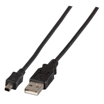 EFB Elektronik USB2.0 A / B 1m USB Kabel USB A USB B Schwarz