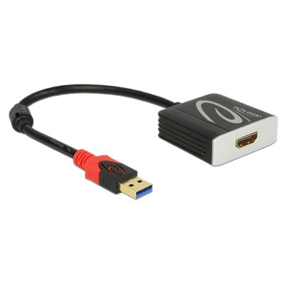 DeLOCK 62736 Videokabel-Adapter 0,2 m USB Typ-A HDMI Schwarz