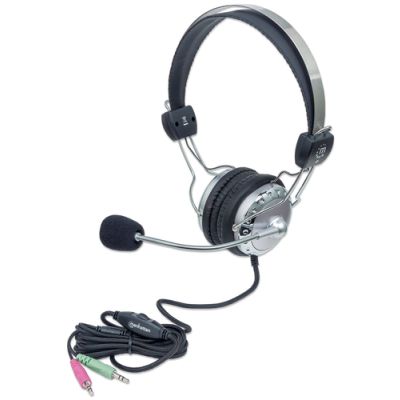 Manhattan Stereoheadset, Verstellbarer Kopfbügel und flexibles Mikrofon