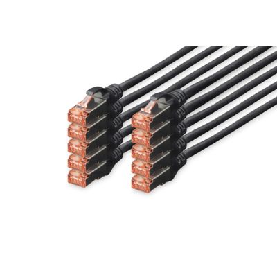 Digitus CAT 6 S/FTP Patchkabel, 10 Stück