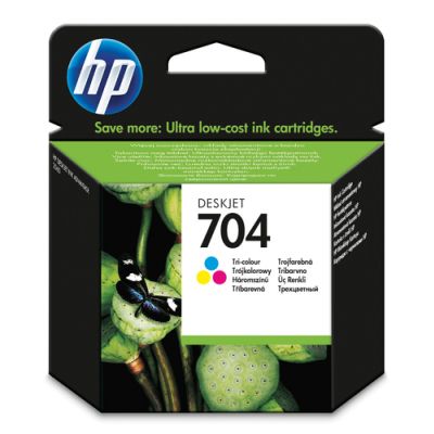 HP 704 Tri-color Original Ink Advantage Cartridge