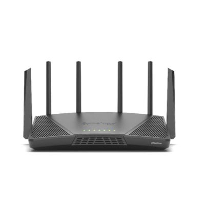 Synology RT6600ax Router WiFi6 1xWAN 3xGbE 1x2.5Gb WLAN-Router Tri-Band (2,4 GHz / 5 GHz / 5 GHz) Schwarz