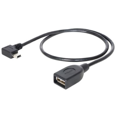 DeLOCK 83356 USB Kabel 0,5 m USB 2.0 Mini-USB A USB A Schwarz