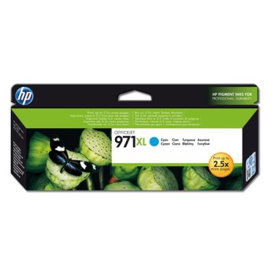 HP 971XL Cyan Original Tintenpatrone mit hoher Reichweite