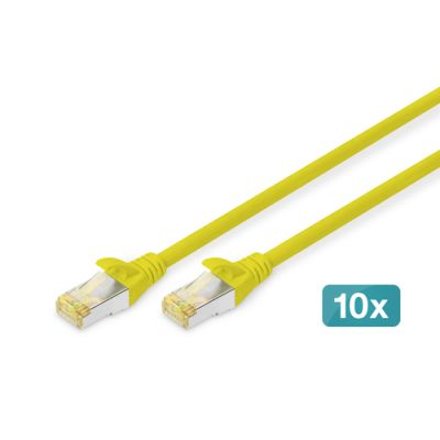 Digitus CAT 6A S/FTP Patchkabel, 10 Stück