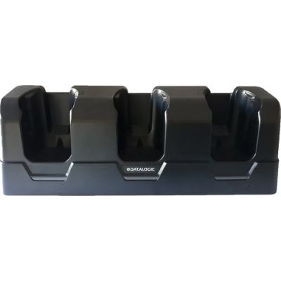 Datalogic Three Slot Wireless Charging Locking Dock Handy-Dockingstation Tragbarer Rechner Schwarz