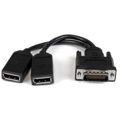 StarTech.com 20cm LFH 59 auf Dual DisplayPort DMS 59 Kabel - St/Bu