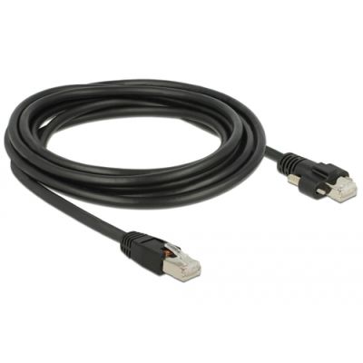 DeLOCK 85669 Netzwerkkabel Schwarz 3 m Cat6 S/FTP (S-STP)