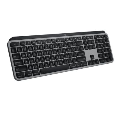 Logitech MX Keys f/ Mac Tastatur RF Wireless + Bluetooth AZERTY Französisch Grau