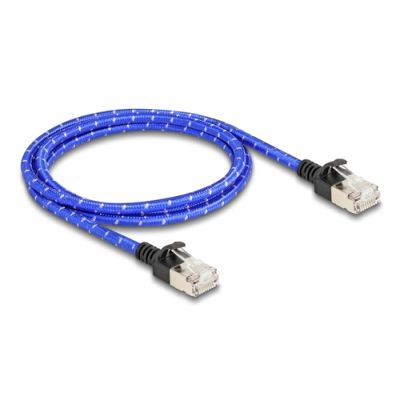 DeLOCK 80377 Netzwerkkabel Blau 1 m Cat6a U/FTP (STP)