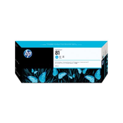 HP 81 Cyan Druckerpatrone, farbstoffbasiert, 680 ml