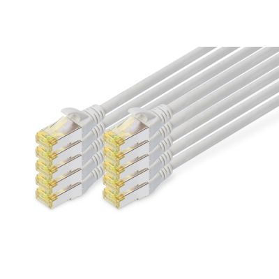 Digitus CAT 6A S/FTP Patchkabel, 10 Stück