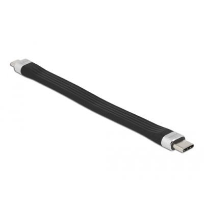 DeLOCK 86793 USB Kabel 0,135 m USB 2.0 USB C Micro-USB B Schwarz, Silber
