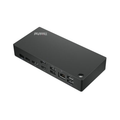 Lenovo 40AY0090CH laptop-dockingstation & portreplikator Kabelgebunden USB 3.2 Gen 1 (3.1 Gen 1) Type-C Schwarz
