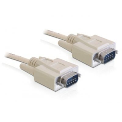 DeLOCK Sub-D 9 3m Serien-Kabel Beige Sub-D9