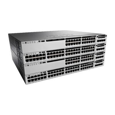Cisco Catalyst WS-C3850-48T-E Netzwerk-Switch Managed L3 Gigabit Ethernet (10/100/1000) Schwarz, Grau