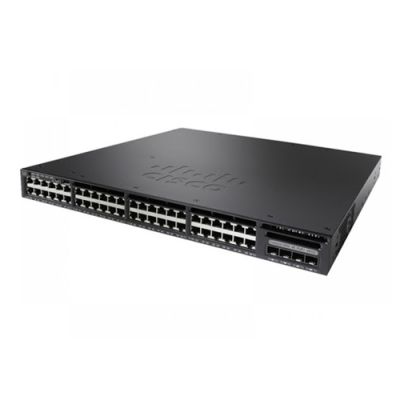 Cisco Catalyst WS-C3650-48FS-L Netzwerk-Switch Managed L3 Gigabit Ethernet (10/100/1000) Power over Ethernet (PoE) 1U Schwarz