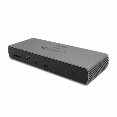 DICOTA D32006-CH laptop-dockingstation & portreplikator Kabelgebunden Thunderbolt 4 Anthrazit