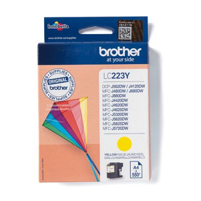 Brother LC223Y Druckerpatrone 1 Stück(e) Original Gelb