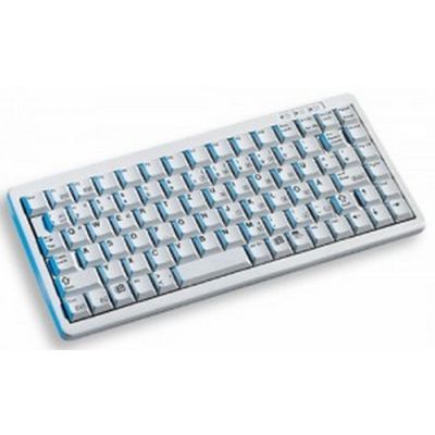 CHERRY Compact-Keyboard G84-4100 Tastatur USB + PS/2 AZERTY Grau