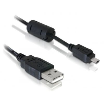 DeLOCK USB 1,83m USB Kabel Schwarz