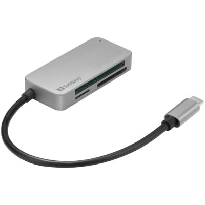 Sandberg 136-38 Kartenleser USB 3.2 Gen 1 (3.1 Gen 1) Type-C Schwarz