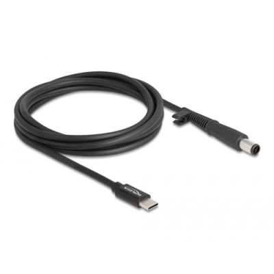 DeLOCK 87972 Stromkabel Schwarz 1,5 m USB C 7.4 x 5 mm