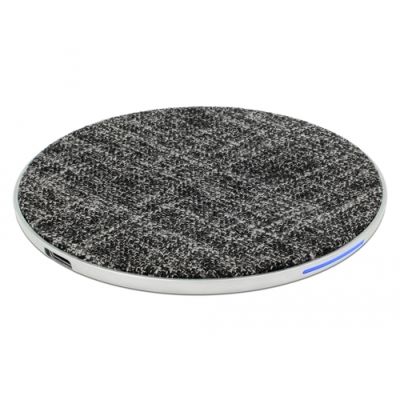 DeLOCK 65919 Ladegerät für Mobilgeräte Universal Schwarz, Grau USB Kabelloses Aufladen Schnellladung Drinnen