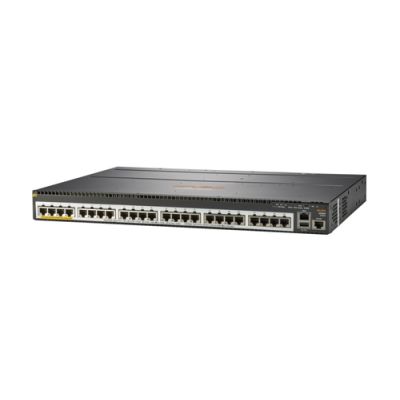 Aruba 2930M 24 Smart Rate PoE+ 1-slot Managed Gigabit Ethernet (10/100/1000) Power over Ethernet (PoE) 1U Schwarz