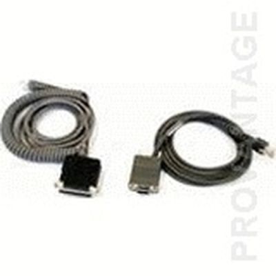 Datalogic CAB-408 RS-232 Pwr Coil 9-Pin Fem Serien-Kabel DB-9