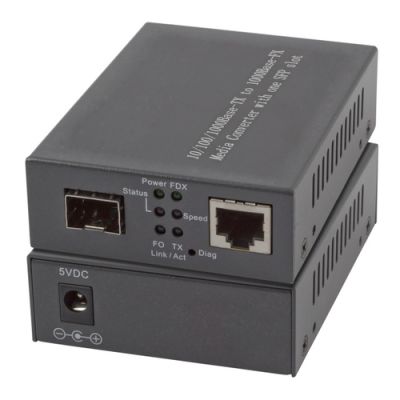 EFB Elektronik EL029 Netzwerk Medienkonverter 1000 Mbit/s Multi-Modus, Einzelmodus Schwarz