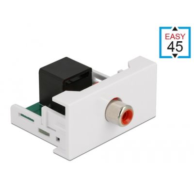 DeLOCK 81340 Drahtverbinder RCA Schwarz, Weiß