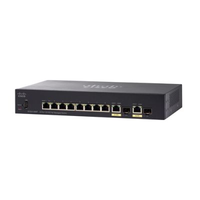 Cisco Small Business SF352-08MP Managed L2/L3 Fast Ethernet (10/100) Power over Ethernet (PoE) 1U Schwarz