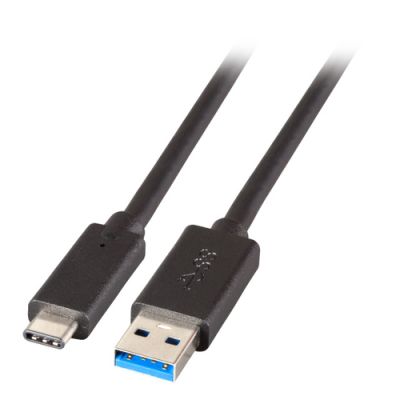 EFB Elektronik K5282-3ASW.0,5 USB Kabel 0,5 m USB 3.2 Gen 1 (3.1 Gen 1) USB A USB C Schwarz
