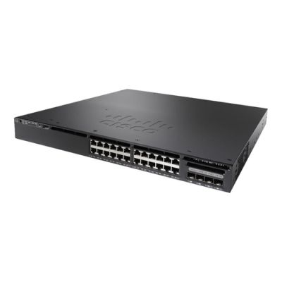 Cisco Catalyst WS-C3650-24PD-S Netzwerk-Switch Managed L3 Gigabit Ethernet (10/100/1000) Power over Ethernet (PoE) 1U Schwarz