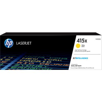 HP 415X Gelb Original LaserJet Tonerkartusche mit hoher Reichweite